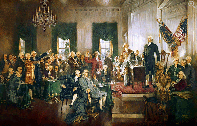 George-Washington-Signing-Constitution-of-USA
